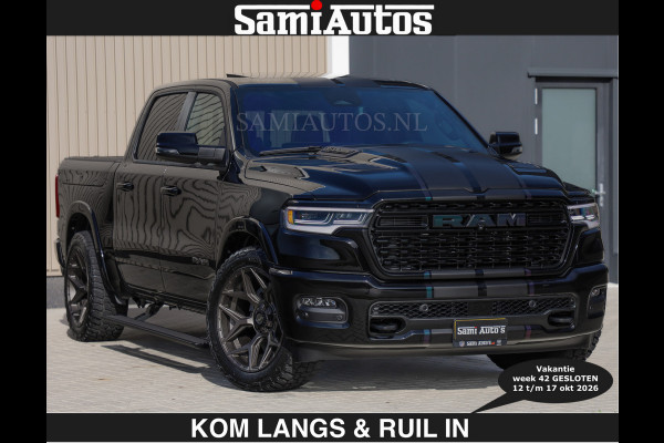 Dodge Ram LIMITED 2027 5.7 V8 HEMI | € 79950 excl excl | MAXIMAAL UITGERUST | DUBBELE CABINE | 5 PERSOONS | DC | Allernieuwste Limited uitvoering – volledig uitgerust met alle opties.