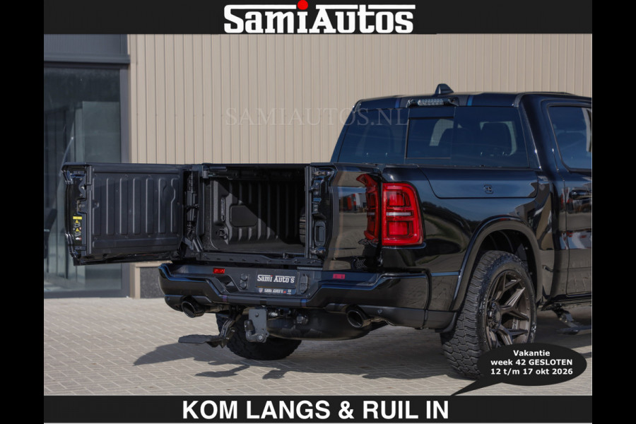 Dodge Ram LIMITED 2027 5.7 V8 HEMI | € 79950 excl excl | MAXIMAAL UITGERUST | DUBBELE CABINE | 5 PERSOONS | DC | Allernieuwste Limited uitvoering – volledig uitgerust met alle opties.