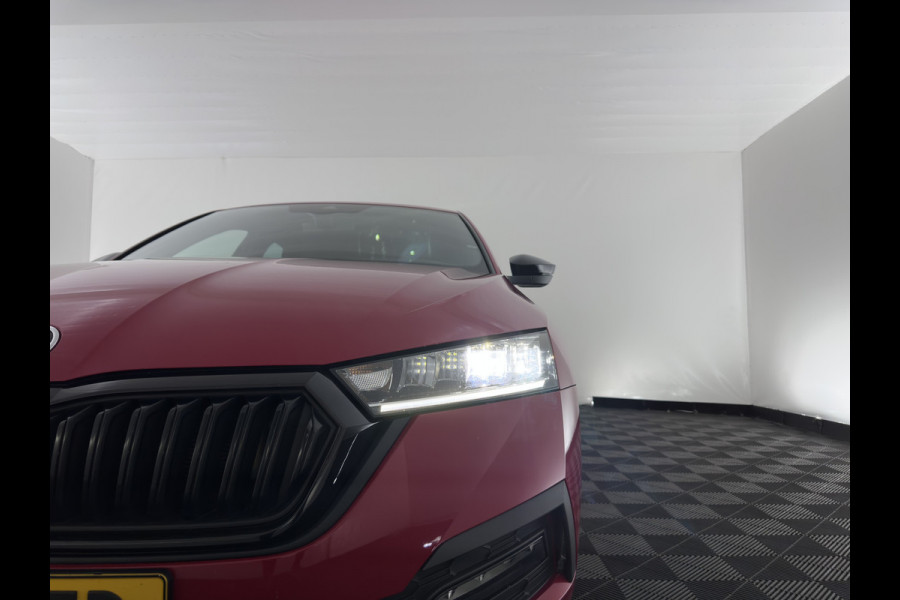 Škoda Octavia 1.0 e-TSI Sport Business (INCL.BTW) Aut. *FULL-LED | DIGI-COCKPIT | SPORT-SEATS | NAVI-FULLMAP | SHIFT-PADDLES | PRIVACY-GLASS | DAB+ | ECC | PDC | CRUISE | 16''ALU | TOWBAR*