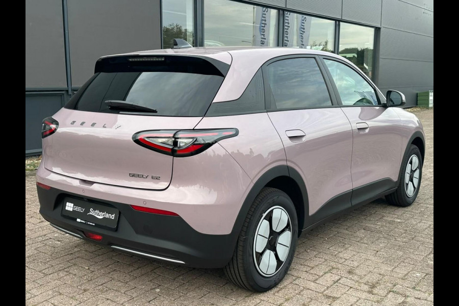 GEELY E2 Max 47.14 kWh 81 PK |  345 Km actieradius | Verwarmbare voorstoelen en stuurwiel | Achteruitrijcamera en parkeersensoren achter | 8,8″ digitaal instrumentenpaneel en 14,6″ multimediascherm met Flyme Auto | 2026