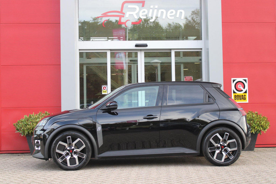 Renault 5 COMFORT RANGE TECHNO 150PK 52 kWh *NIEUWE AUTO!* | PACK WINTER TECHNO: (ELEKTRISCH VERWARMBARE VOORSTOELEN, ELEKTRISCH VERWARMBAAR STUURWIEL, BESTUUDERSSTOEL MET ELEKTRSCH VERSTELBARE LENDESTEUN, IN HOOGTE VERSTELBARE PASSAGIERSSTOEL) | LICHTMETALEN VELGEN 18" | ADAPTIVE CRUISE CONTROL | FULL LED KOPLAMPEN MET FRANSE VLAG | ELEKTRTISCH INKLABARE EN VERWARMBARE BUITENSPIEGELS | ACHTERUITRIJ CAMERA | SFEER VERLICHTING | GOOGLE MAPS NAVIGATIE | DRAADLOZE TELEFOONLADER | PRIVACY GLASS | 100KW SNELLAAD FUNCTIE | DRAADLOZE APPLE CARPLAY/ANDROID AUTO | DAB+ RADIO | SFEER VERL