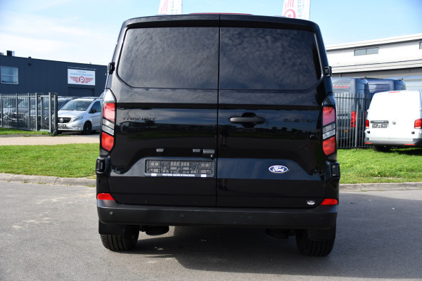 Ford Transit Custom 300 2.0 TDCI L1H1 Black Edition Cruise, Camera, Carplay, LED, 136pk, Automaat, NAVI, Airco, Multimedia, Uniek!