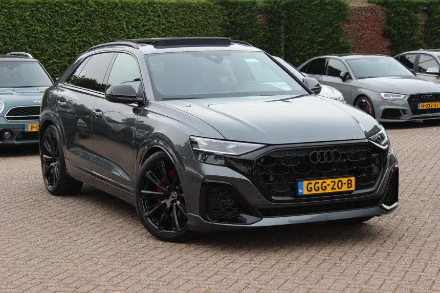 Audi Q8 60 TFSI e quattro Pro Line S Competition / Trekhaak / Panoramadak / Camera / RS Seats / 23'' / B&O / Matrix LED / Keyless / Ambiance / Stoelverwarming 4x / Dodehoek / DAB / ACC