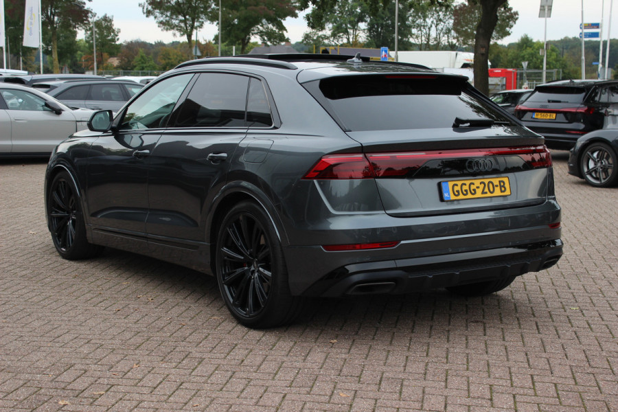 Audi Q8 60 TFSI e quattro Pro Line S Competition / Trekhaak / Panoramadak / Camera / RS Seats / 23'' / B&O / Matrix LED / Keyless / Ambiance / Stoelverwarming 4x / Dodehoek / DAB / ACC