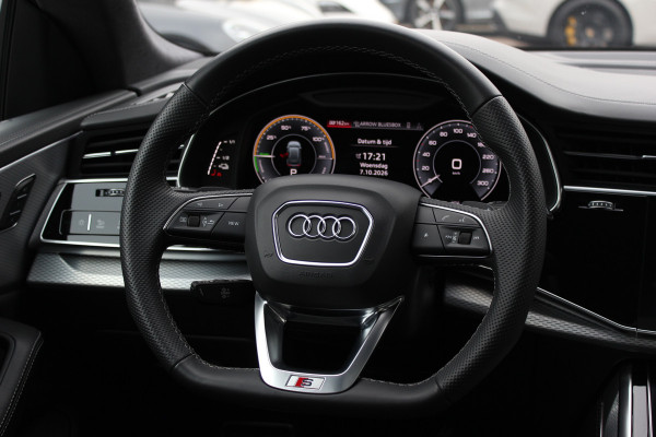 Audi Q8 60 TFSI e quattro Pro Line S Competition / Trekhaak / Panoramadak / Camera / RS Seats / 23'' / B&O / Matrix LED / Keyless / Ambiance / Stoelverwarming 4x / Dodehoek / DAB / ACC