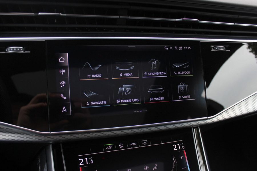 Audi Q8 60 TFSI e quattro Pro Line S Competition / Trekhaak / Panoramadak / Camera / RS Seats / 23'' / B&O / Matrix LED / Keyless / Ambiance / Stoelverwarming 4x / Dodehoek / DAB / ACC