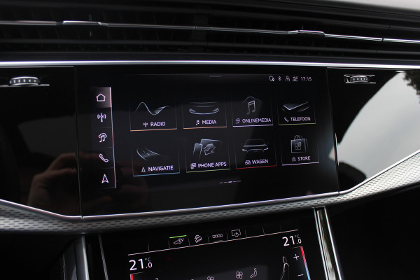 Audi Q8 60 TFSI e quattro Pro Line S Competition / Trekhaak / Panoramadak / Camera / RS Seats / 23'' / B&O / Matrix LED / Keyless / Ambiance / Stoelverwarming 4x / Dodehoek / DAB / ACC