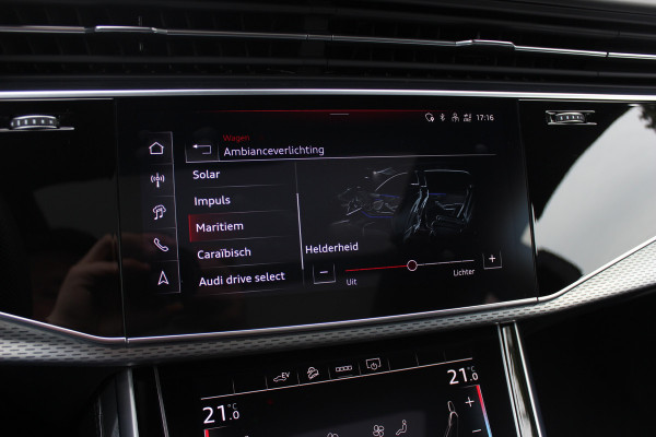Audi Q8 60 TFSI e quattro Pro Line S Competition / Trekhaak / Panoramadak / Camera / RS Seats / 23'' / B&O / Matrix LED / Keyless / Ambiance / Stoelverwarming 4x / Dodehoek / DAB / ACC