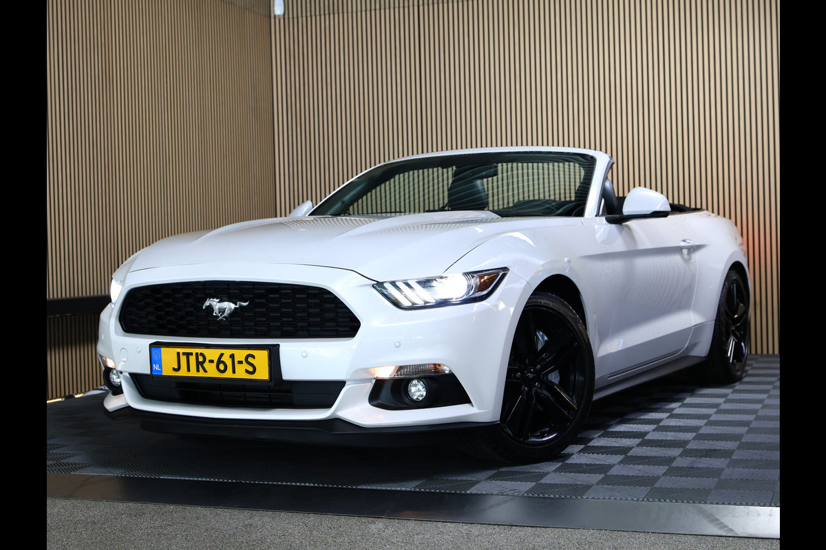Ford Mustang Convertible 2.3 EcoBoost AVM NAVI CLIMA CAMERA KEYLSS PDC CRUISE LEDER SUBWH "19