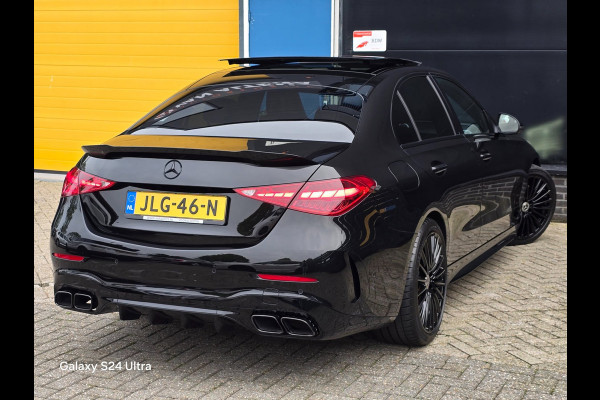 Mercedes-Benz C-Klasse 180 AMG Line / Aut /Head Up / Leder / Burmester / 360 Camera / Burmester / Memory / Open Panoramadak