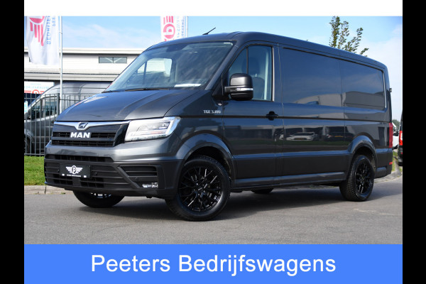 MAN TGE 3.180 35 2.0 L3H2 PB Edition Cruise, Camera, Carplay, LED, 177pk, Automaat, Geveerde stoel, Multimedia, Uniek!