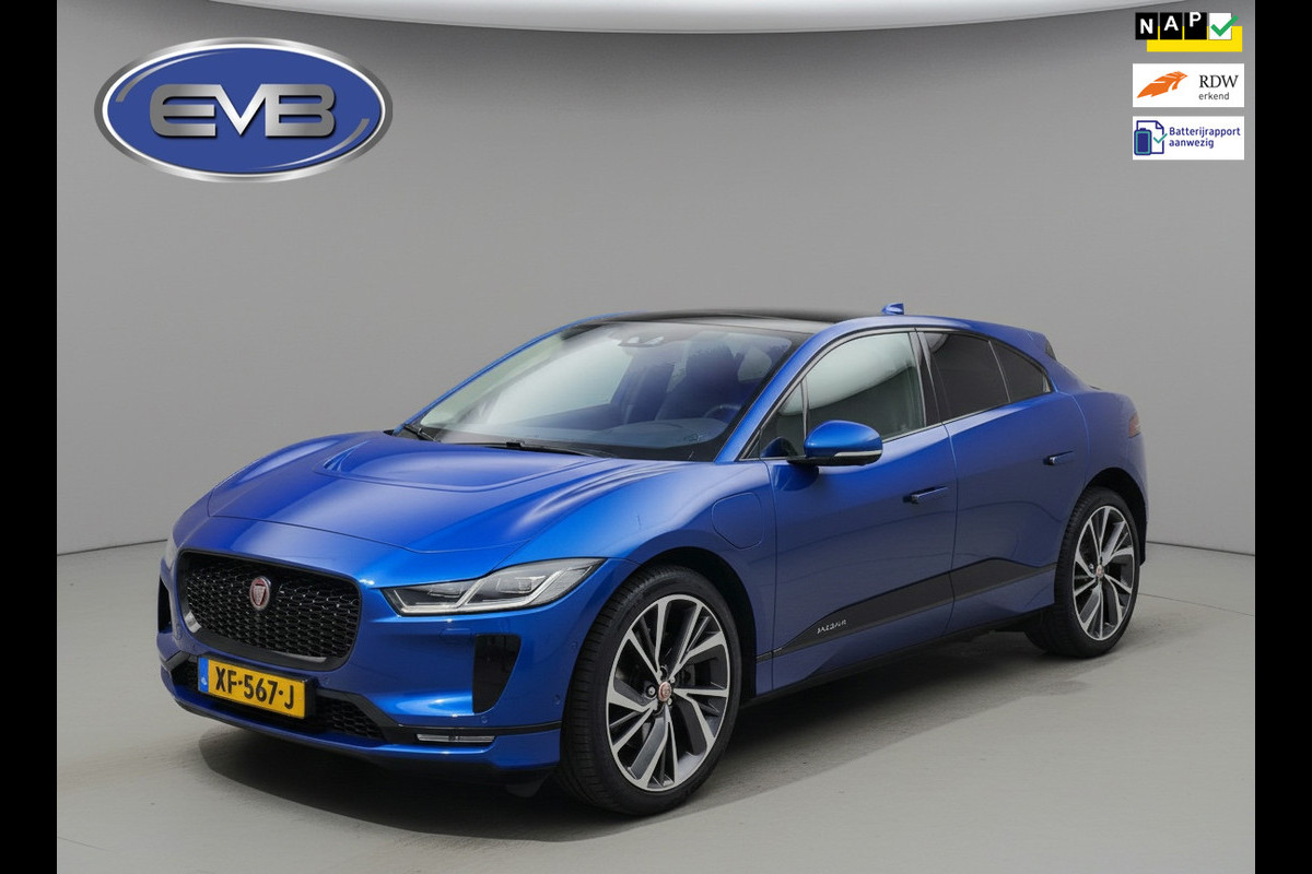 Jaguar I-PACE EV400 pk First Edition 90 kWh, VOL OPTIES, panoramadak, 22 inch, dealer onderhouden, NL auto met nap