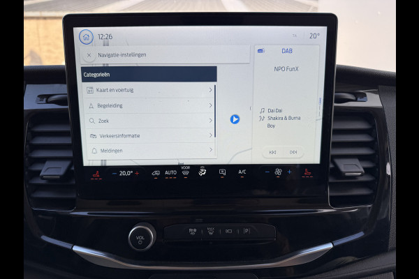 Ford E-Transit 68kWh 184PK L4H3 316km WLTP BEV Snelladen Carplay Climate control Parkeersensoren v+a Stoelverwarming