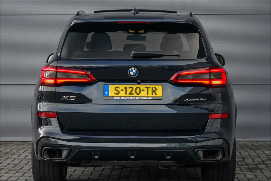BMW X5 xDrive45e High Executive M-Sport Laser Pano H/K 360° Luchtv 21"
