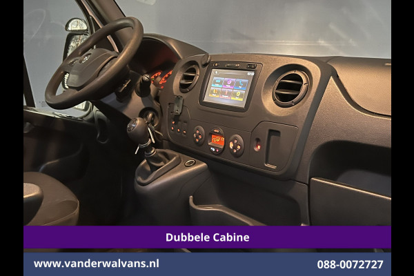 Opel Movano 2.3 Turbo 146pk L2H2 Dubbele cabine Euro6 Airco | Imperiaal | Omvormer | 2500kg Trekhaak | LM velgen Navigatie, Camera, Cruisecontrol, Parkeersensoren, 5-zits