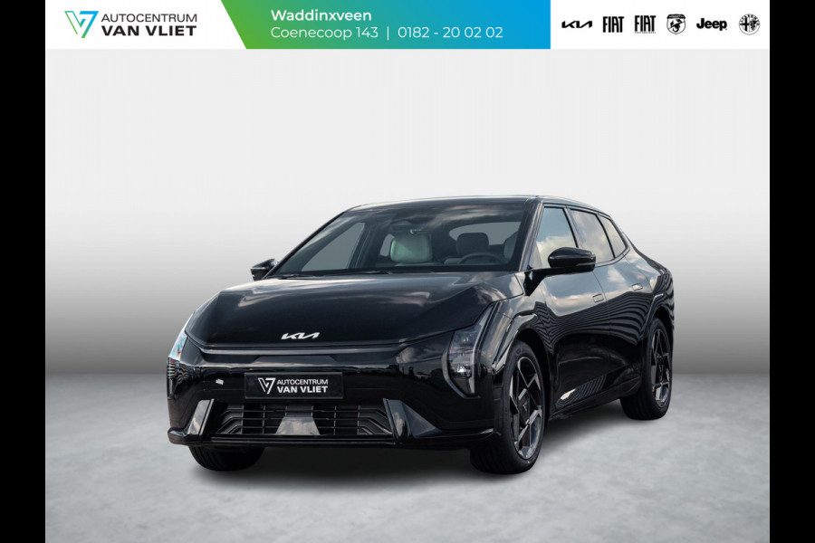 Kia EV4 Fastback GT-Line Business Edition 81.4 kWh | Direct leverbaar! | Panodak | Navi. | Clima. | Adapt. Cruise. | Stoel&Stuur Verwarming | Dodehoekassistentie | GT-Line Vegan Lederen Stoelbekleding