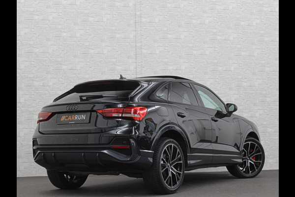 Audi Q3 Sportback 45 TFSI e S-Line | Panorama | ACC | Trekhaak | Carplay | Camera | Black-Optic | Sportstoelen | Stoelverwarming | Navi | MMi+ | Zwarte Hemel | Virtual-Cockpit | Lane Assist | Dodehoek | Getint Glas | Climate Control | Standkachel |