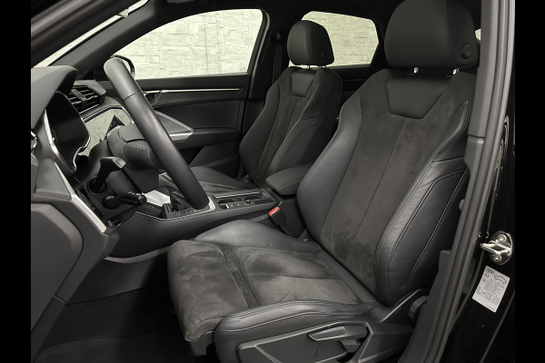 Audi Q3 Sportback 45 TFSI e S-Line | Panorama | ACC | Trekhaak | Carplay | Camera | Black-Optic | Sportstoelen | Stoelverwarming | Navi | MMi+ | Zwarte Hemel | Virtual-Cockpit | Lane Assist | Dodehoek | Getint Glas | Climate Control | Standkachel |
