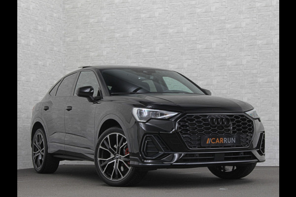 Audi Q3 Sportback 45 TFSI e S-Line | Panorama | ACC | Trekhaak | Carplay | Camera | Black-Optic | Sportstoelen | Stoelverwarming | Navi | MMi+ | Zwarte Hemel | Virtual-Cockpit | Lane Assist | Dodehoek | Getint Glas | Climate Control | Standkachel |