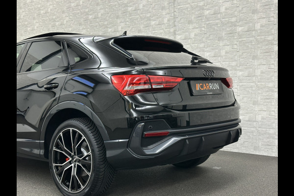 Audi Q3 Sportback 45 TFSI e S-Line | Panorama | ACC | Trekhaak | Carplay | Camera | Black-Optic | Sportstoelen | Stoelverwarming | Navi | MMi+ | Zwarte Hemel | Virtual-Cockpit | Lane Assist | Dodehoek | Getint Glas | Climate Control | Standkachel |
