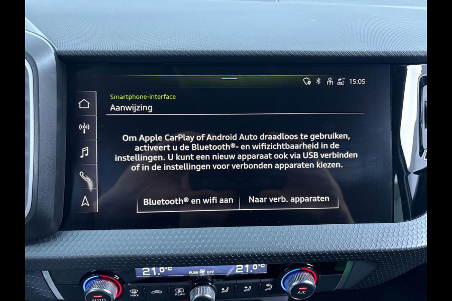 Audi A1 Sportback 25 TFSI Advanced edition 95 pk S-tronic | Verlengde garantie | Navigatie via App | Parkeersensoren (achter) | Adaptieve cruise control | Autom. Airco | Apple carplay / Android auto |