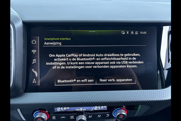 Audi A1 Sportback 25 TFSI Advanced edition 95 pk S-tronic | Verlengde garantie | Navigatie via App | Parkeersensoren (achter) | Adaptieve cruise control | Autom. Airco | Apple carplay / Android auto |
