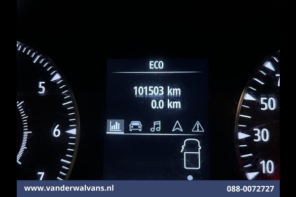 Renault Trafic 2.0 dCi 131pk L2H1 Euro6 Airco | Navigatie | LED | Apple Carplay | Cruisecontrol | Parkeersensoren 2500kg trekvermogen, Bijrijdersbank