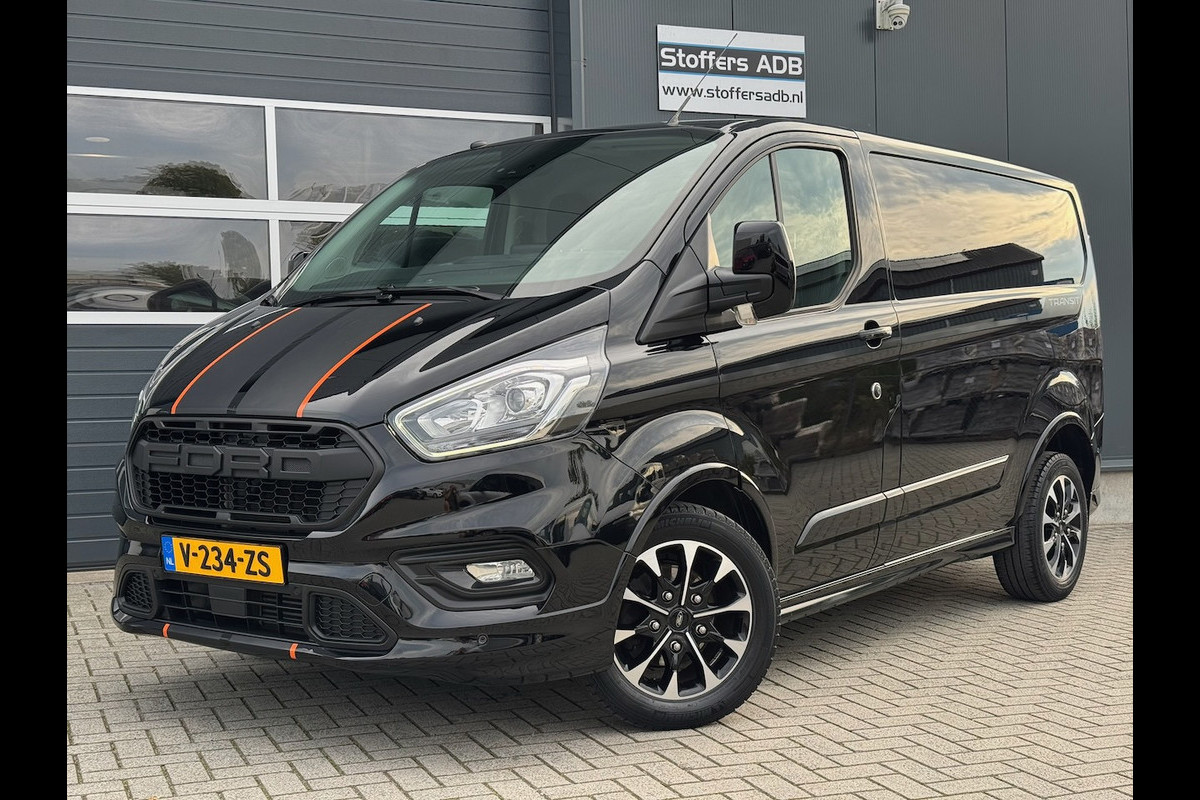 Ford Transit Custom 310 2.0 TDCI 170pk L1H1 Sport | D-riem nieuw | Trekhaak | Navi | Raptor | DAB | Cruise | Betonplex