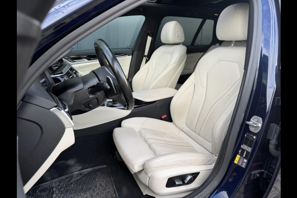 BMW 5 Serie Touring 530e High Executive M-Sport 18"/Panoramadak/Leder + memory/Stoelverwarming/Dodehoek/Keyless/Elektrische klep/Apple Carplay & Android Auto