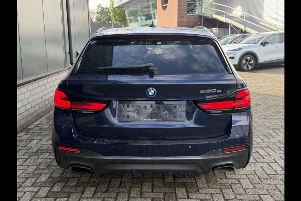 BMW 5 Serie Touring 530e High Executive M-Sport 18"/Panoramadak/Leder + memory/Stoelverwarming/Dodehoek/Keyless/Elektrische klep/Apple Carplay & Android Auto