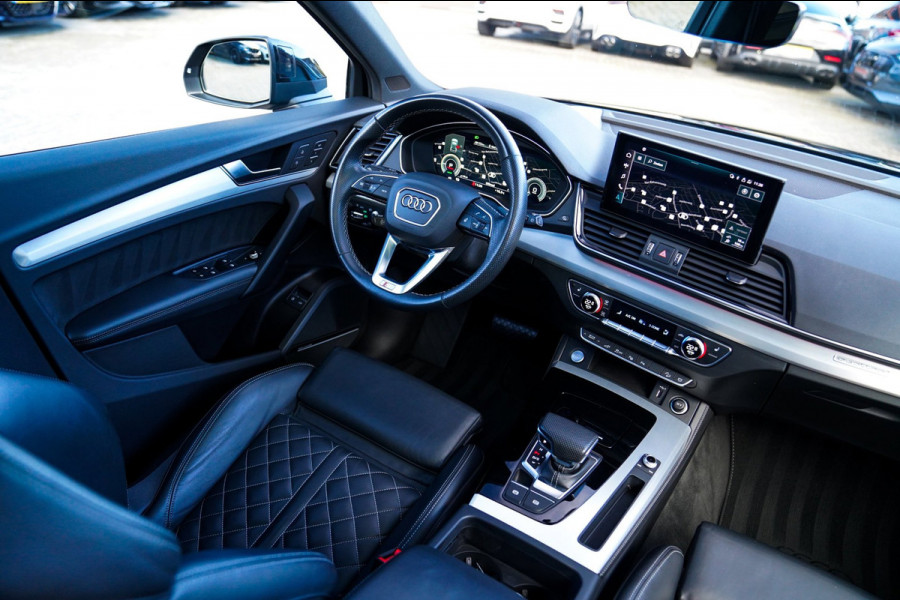 Audi Q5 55 TFSI e Quattro Competition | RS Zetels | Head-up | Trekhaak | Panorama | Facelift MMI | Adaptieve Cruise | Matrix LED |