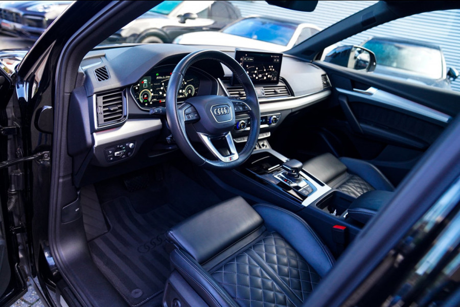 Audi Q5 55 TFSI e Quattro Competition | RS Zetels | Head-up | Trekhaak | Panorama | Facelift MMI | Adaptieve Cruise | Matrix LED |