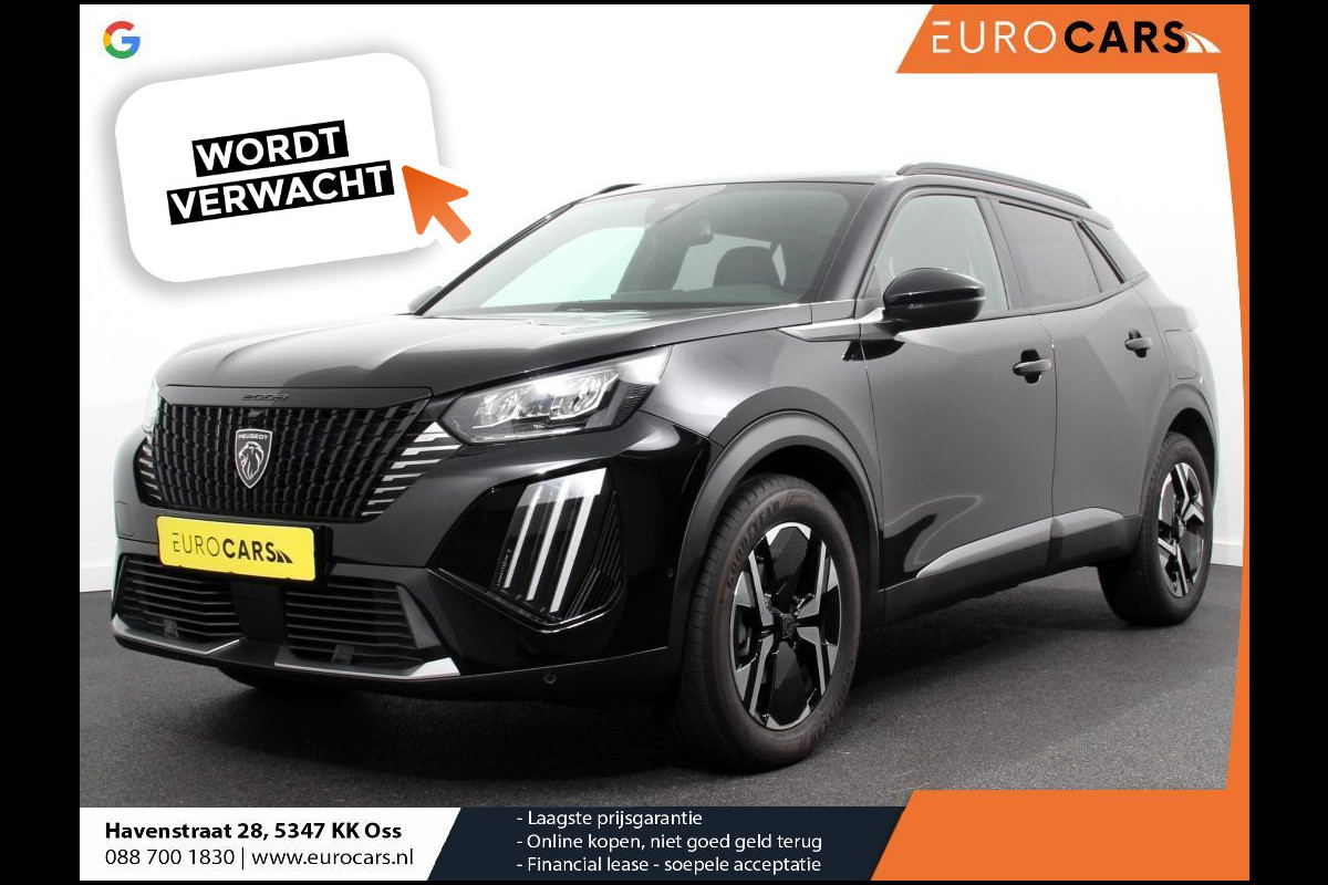 Peugeot 2008 1.2 PureTech 130pk Automaat Allure Navigatie Apple Carplay/Android Auto 360 camera Parkeersensoren Blind Spot Assist Adaptive Cruise Control Stoelverwarming Getinte ramen Climate Control