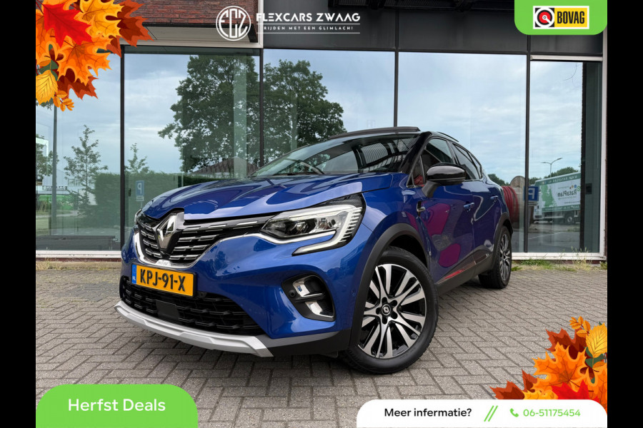 Renault Captur 1.3 TCe 140 Initiale Paris - Automaat - Pano/Schuifdak - Leder - Navi