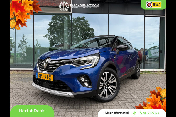 Renault Captur 1.3 TCe 140 Initiale Paris - Automaat - Pano/Schuifdak - Leder - Navi