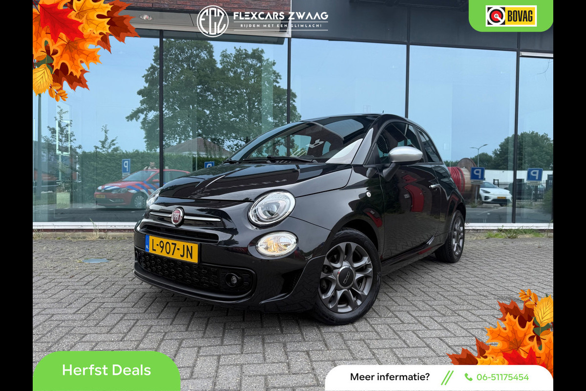 Fiat 500 1.0 Hybrid Rockstar - Media Apple/Android - Panodak - Parkeerhulp - Org.NL