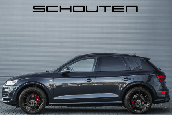 Audi Q5 55 TFSI e Quattro Competition S Pano Leder Luchtv ACC Zwart Optiek Massage Trekhaak