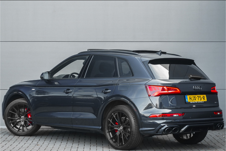 Audi Q5 55 TFSI e Quattro Competition S Pano Leder Luchtv ACC Zwart Optiek Massage Trekhaak