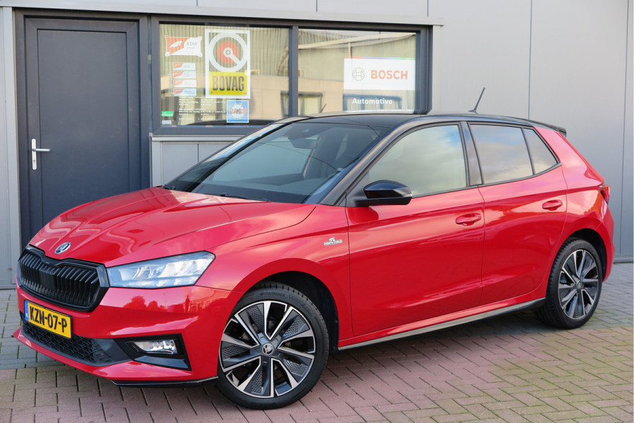 Škoda Fabia 1.0 TSI 70kw 95pk Monte Carlo , Led (Skoda crystal lighting)  , Bi-color, Virtual cockpit, Sportstoelen,Keyless entry/start, Navi via Smartlink, Cruisecontrol, PDC, Camera , LMV. etc.