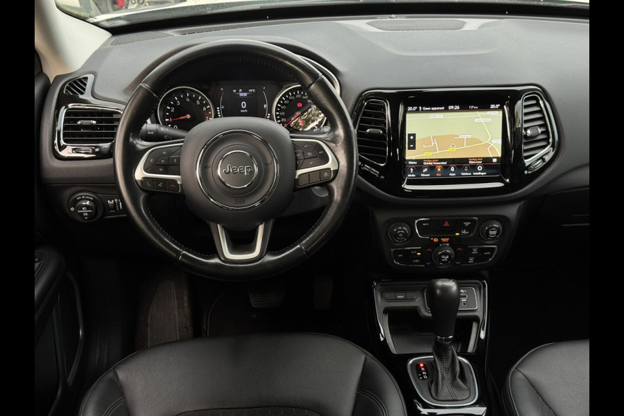 Jeep Compass 1.3T Night Eagle Liberty Edition | Navi, Camera, Carplay/Android, Cruise, 19'' LMV, Half Leder | Dealeronderhouden |