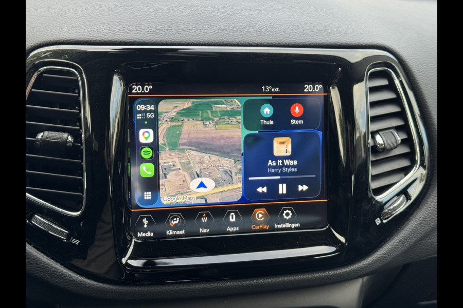 Jeep Compass 1.3T Night Eagle Liberty Edition | Navi, Camera, Carplay/Android, Cruise, 19'' LMV, Half Leder | Dealeronderhouden |