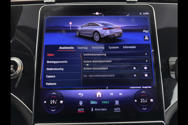 Mercedes-Benz EQS 450+ Luxury Line 108 kWh (3-Fase-22kW) (INCL-BTW) Aut. *PANO | HEAD-UP | LEATHER | FULL-LED | BURMESTER | MEMORY-PACK | ADAPTIVE-CRUISE | BLIND-SPOT | TOP-VIEW | HEATED-COMFORTSEATS | DIGI-COCKPIT | AMBIENT-LIGHT | 20''ALU*