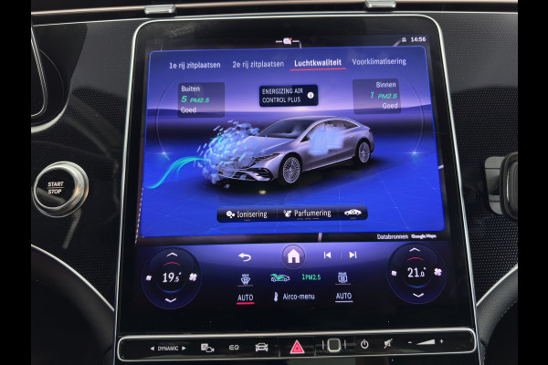 Mercedes-Benz EQS 450+ Luxury Line 108 kWh (3-Fase-22kW) (INCL-BTW) Aut. *PANO | HEAD-UP | LEATHER | FULL-LED | BURMESTER | MEMORY-PACK | ADAPTIVE-CRUISE | BLIND-SPOT | TOP-VIEW | HEATED-COMFORTSEATS | DIGI-COCKPIT | AMBIENT-LIGHT | 20''ALU*