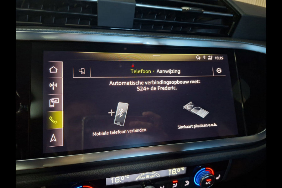Audi Q3 35 TFSI S edition | Clima| Pano | Camera | Navi | Stoelverwarming |