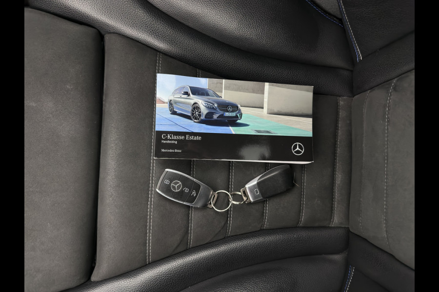 Mercedes-Benz C-Klasse Estate 300 e Business Solution AMG-Limited (Plug-in) {SoH-97%} (INCL-BTW) Aut. *LEATHER-ALCANTARA | MULTIBEAM-LED | NAVI-FULLMAP | TOPVIEW | DAB | CARPLAY | DIGI-COCKPIT | HEATED-SPORTSEATS | KEYLESS | PRIVACY-GLASS | SHIFTPADDLES | TOWBAR | 18"