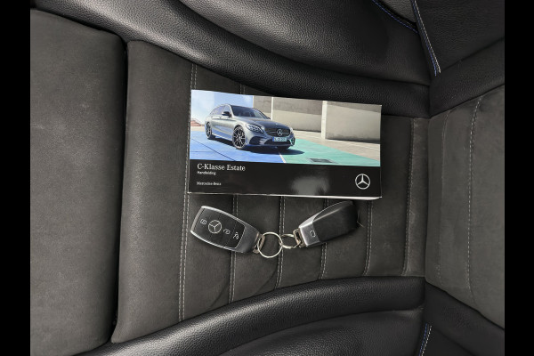 Mercedes-Benz C-Klasse Estate 300 e Business Solution AMG-Limited (Plug-in) {SoH-97%} (INCL-BTW) Aut. *LEATHER-ALCANTARA | MULTIBEAM-LED | NAVI-FULLMAP | TOPVIEW | DAB | CARPLAY | DIGI-COCKPIT | HEATED-SPORTSEATS | KEYLESS | PRIVACY-GLASS | SHIFTPADDLES | TOWBAR | 18"