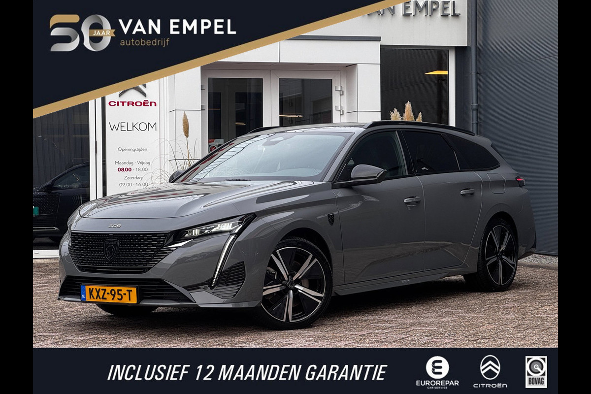 Peugeot 308 SW 1.6 Plug-in Hybrid 180 GT | 100% SOH | Alcantara + Memory | Winter Pack | Camera | Adaptive Cruise