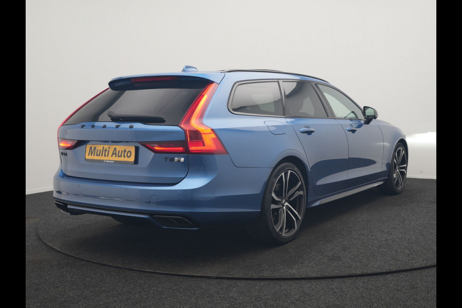 Volvo V90 T8 AWD Twin Engine R-Design Polestar Engineerd PHEV 407pk Dealer O.H. | Trekhaak Af Fabriek | Four C Luchtvering | Panodak | Head Up | Adaptive Cruise | Bowers & Wilkins | 360 Camera | Alcantara Sportstoelen Memory & Verwarmd | Stuur Verwarmd | Apple Carplay |  20"L.M | Plug In Hybrid |