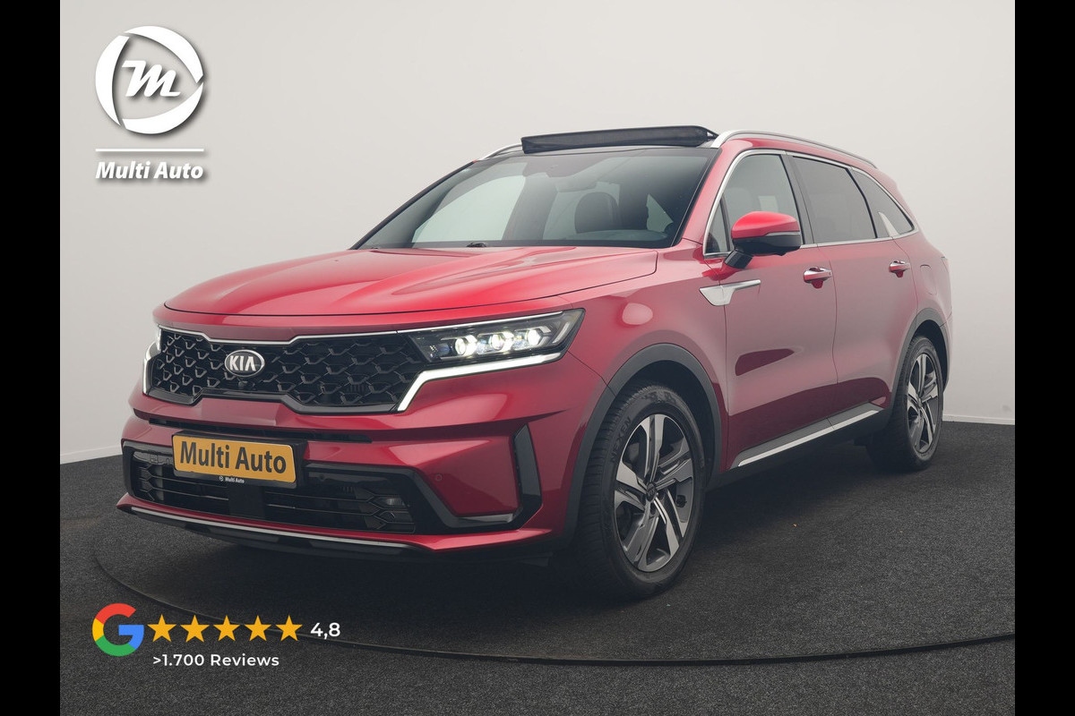 Kia Sorento 1.6 T-GDI 4WD ExecutiveLine PHEV 265pk Dealer O.H. | SOH 96,7% | Trekhaak Afn. | Panodak | Head Up | Adaptive Cruise | 360 Camera | Bose Audio | Lederen Sportstoelen Memory & Ventilatie | Keyless | BLIS | Stoelen & Stuur Verwarmd | Plug In Hybrid |