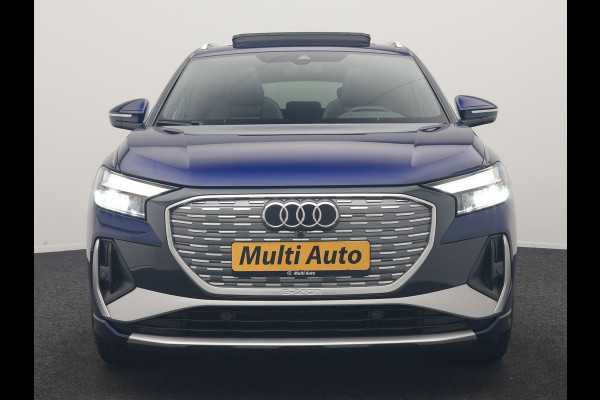 Audi Q4 e-tron 35 2x S Line 55 kWh 170pk | Panodak | Adaptive Cruise | Lederen Sportstoelen & Stuur Verwarmd | Camera | Keyless | 21"L.M | Navigatie | DAB |